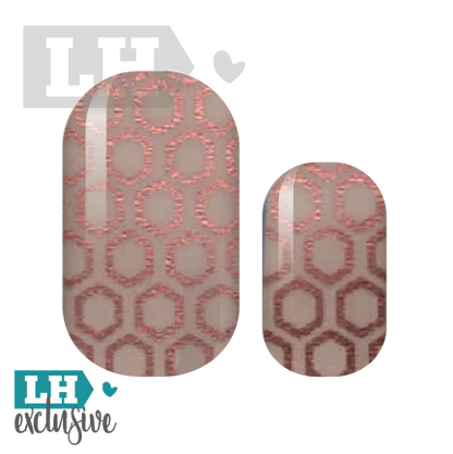 Rose Honey  Nail Wraps