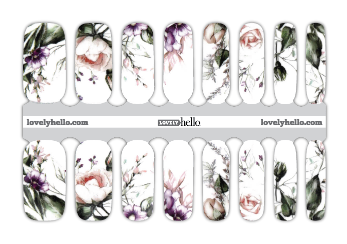 Bouquet Nail Wraps