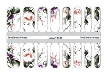 Bouquet Nail Wraps