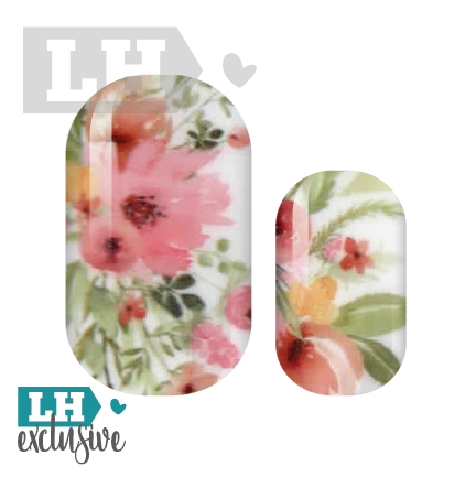 Fancy Floral Nail Wraps