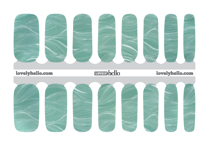 Sea Waves Nail Wraps