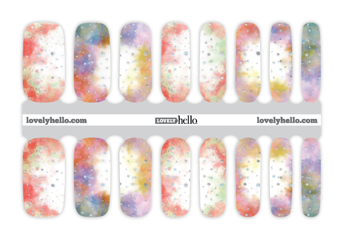 Color Bomb Nail Wraps