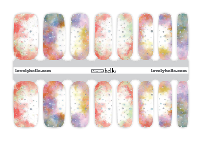 Color Bomb Nail Wraps