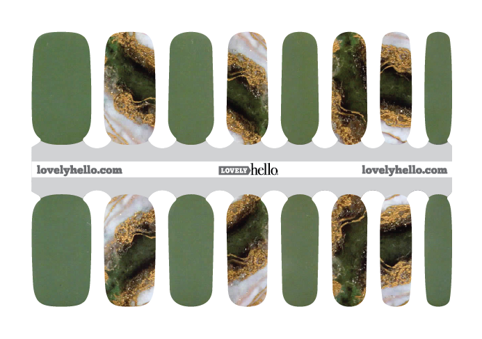 Emerald Sea Nail Wrap