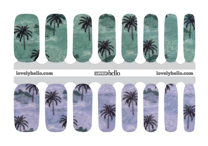 Bermuda, Bahama Nail Wrap