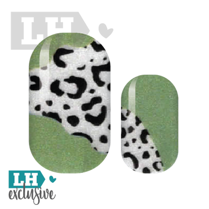 Leopard Moss Nail Wraps