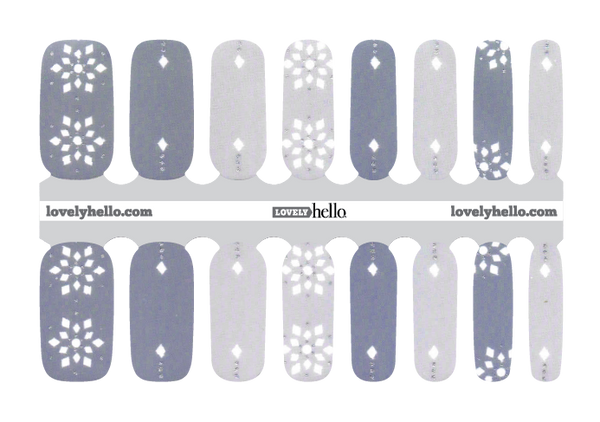 Simple Frost Nail Wraps