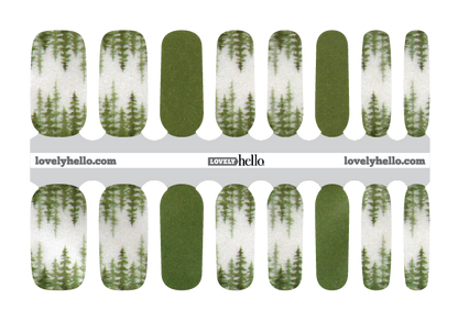 Evergreen Hike Nail Wraps