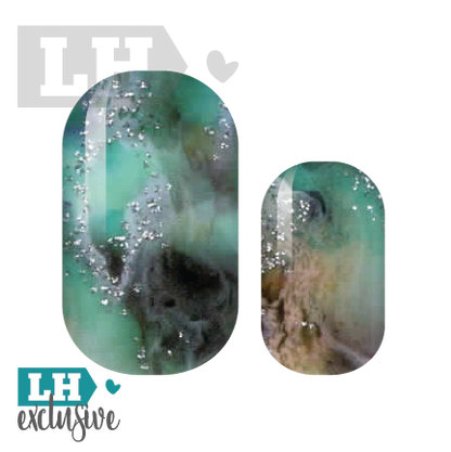 Ocean Floor Nail Wrap