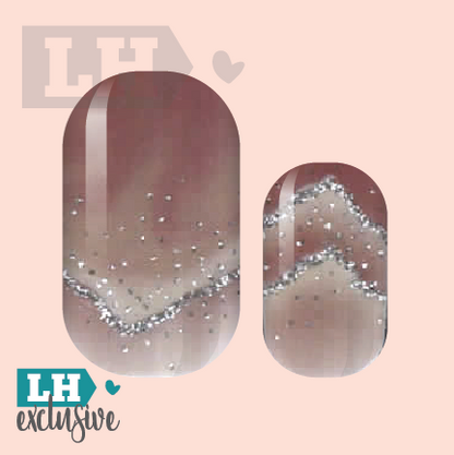 Glitter Geode Nail Wraps