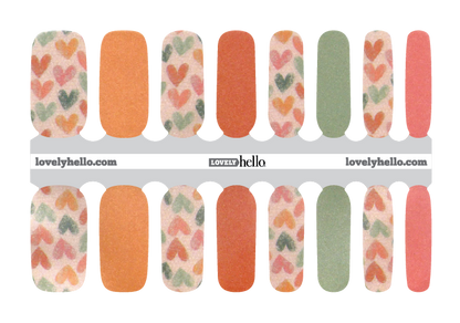 Hearts of Cheer Nail Wraps