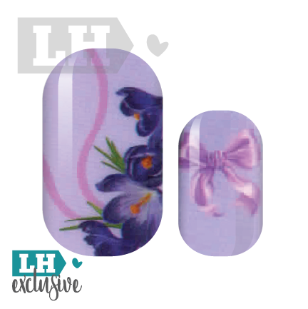 Iris Ribbon Nail Wraps