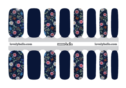 Summer Gardens Nail Wraps