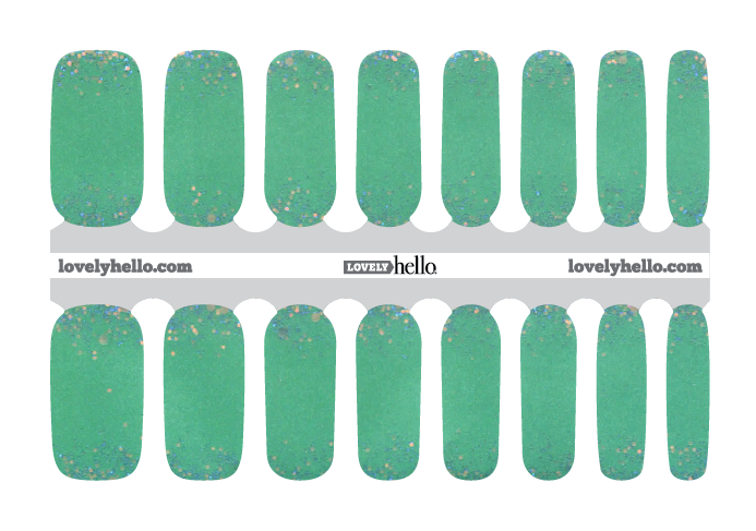 Teal Cutie Nail Wraps