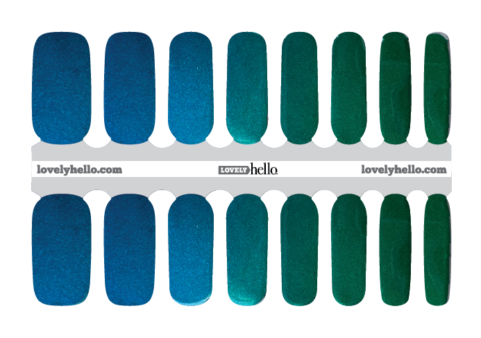 June Bug Color Shift Nail Wraps