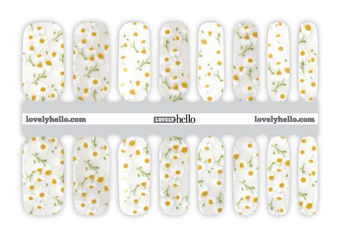 Daisy, Daisy, Daisy Nail Wraps