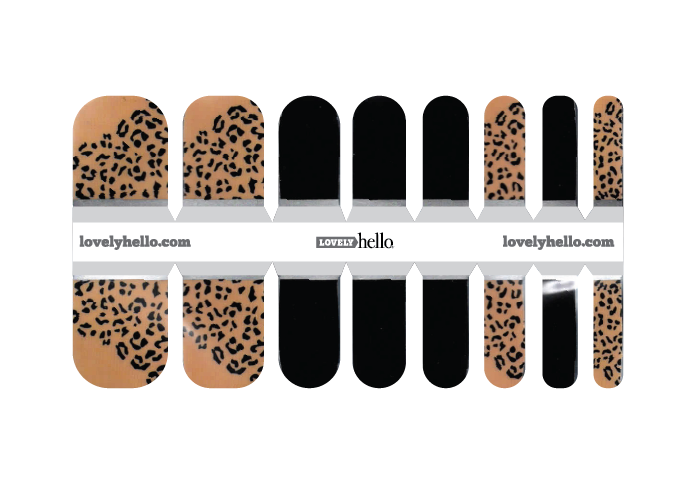 Neutral Leopard Pedi Wrap