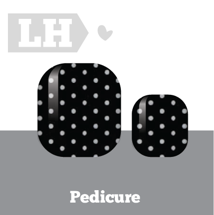 Polka Business Pedicure Wrap