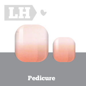 Pink Ombre Pedicure Wrap