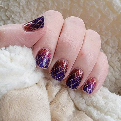 Harlequin Glam Nail Wraps