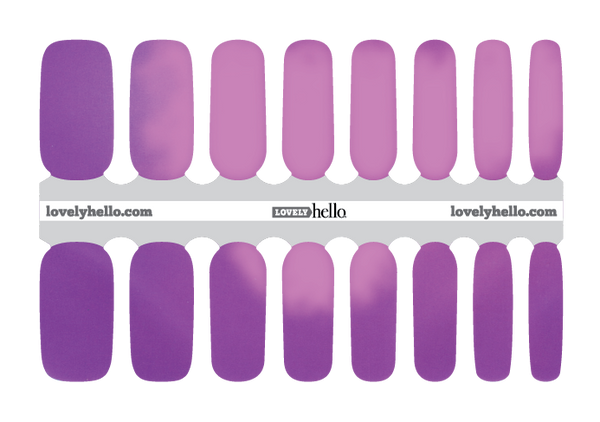 Mood Mani (Thermal) Purple 2 Lilac Nail Wraps