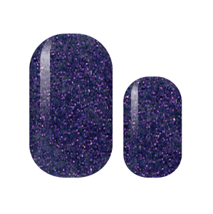 Perfect Purple Glitter Nail Wraps