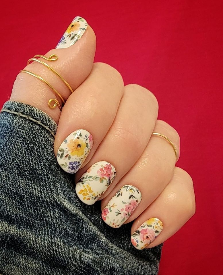 Spring Bouquet Nail Wraps