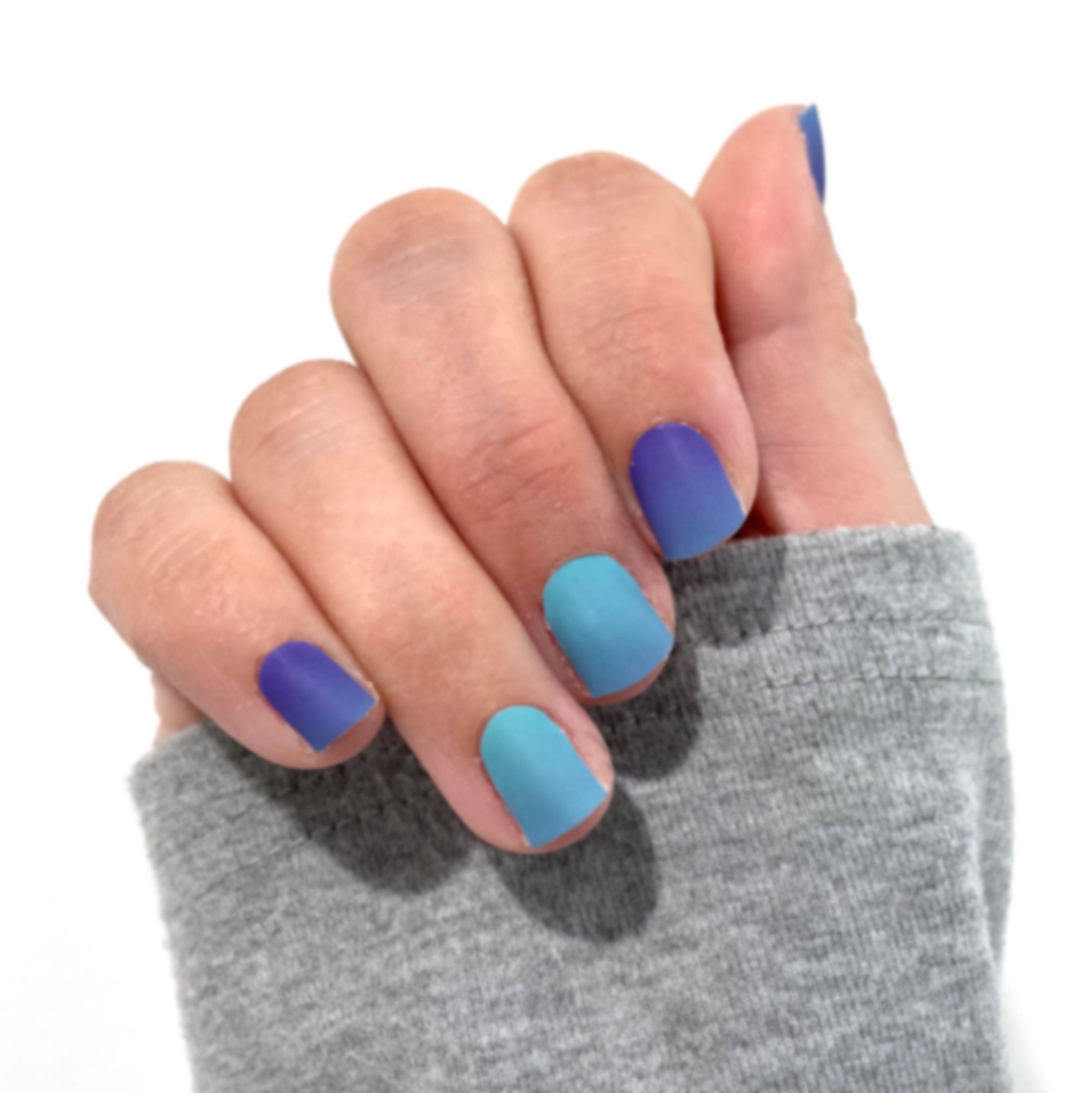 Teal Blue Waters Nail Wrap