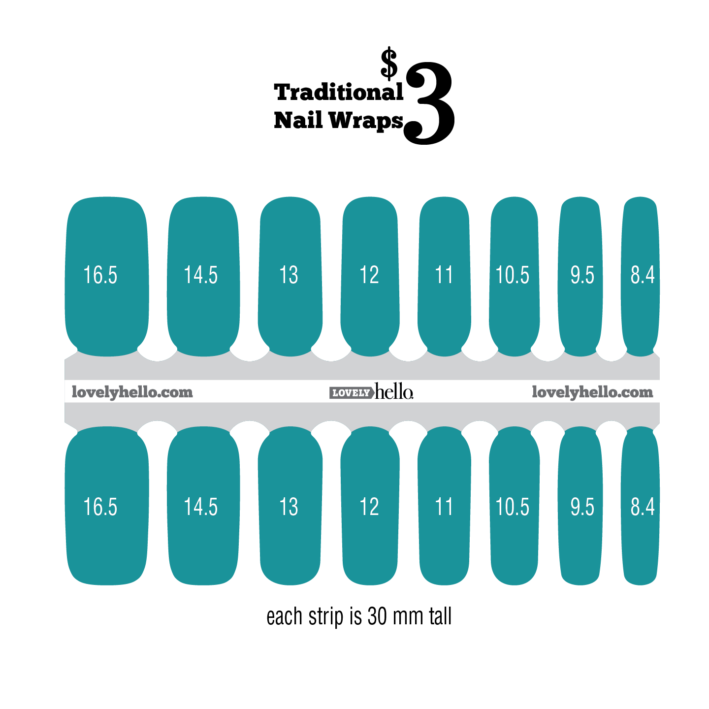 Atlantis Nail Wraps