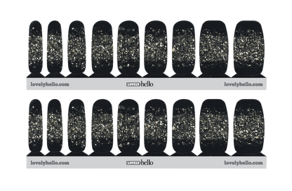 Midnight Celebration Nail Wraps