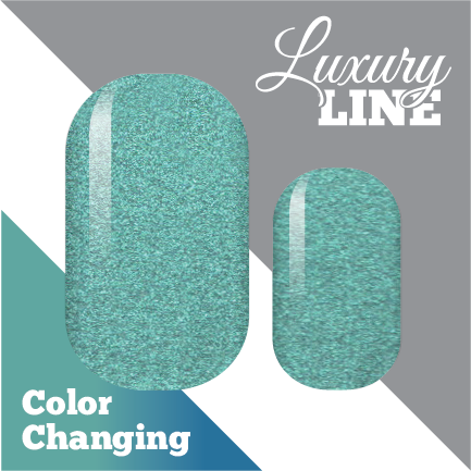 Magical Teal 2 Blue Nail Wraps