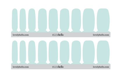 Cornflower Blue Nail Wraps