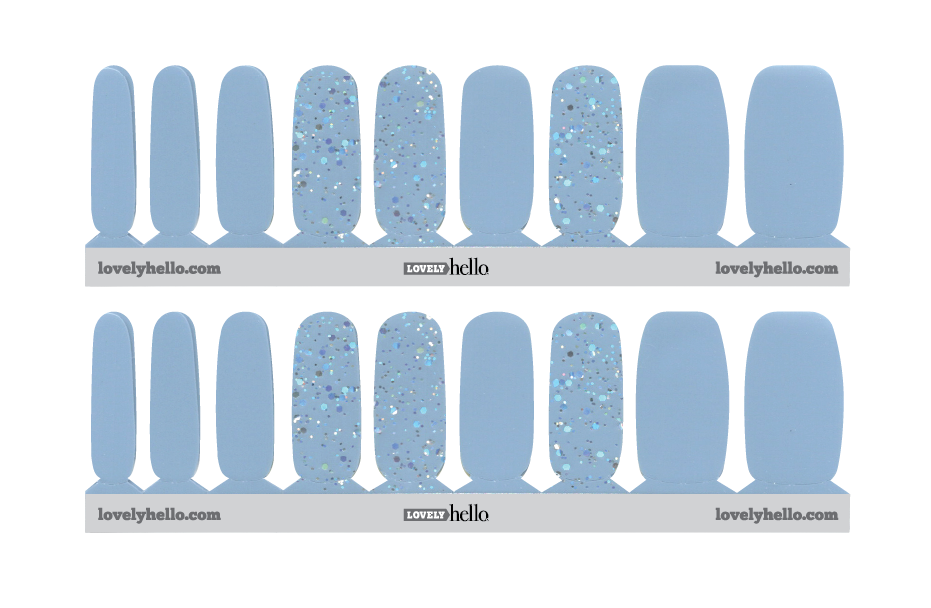 Arctic Glam Nail Wraps