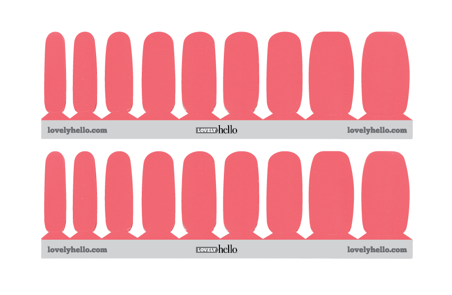 Fresh Grapefruit Nail Wraps