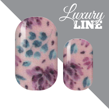 Purple Peony Nail Wraps