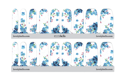 Georgia Blue Nail Wraps