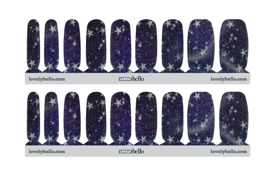 Starry Night Nail Wraps