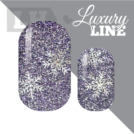 Frozen Lilac Nail Wraps