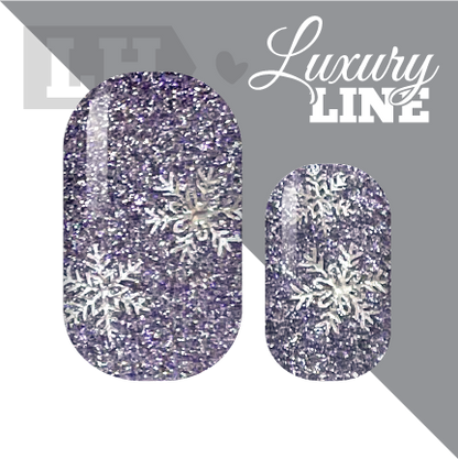 Frozen Lilac Nail Wraps