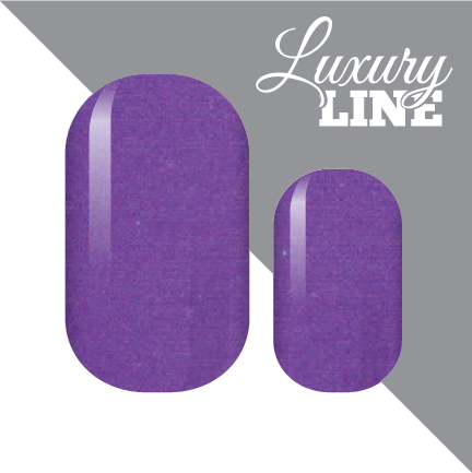 Pearlized Purple Luxury Nail Wraps