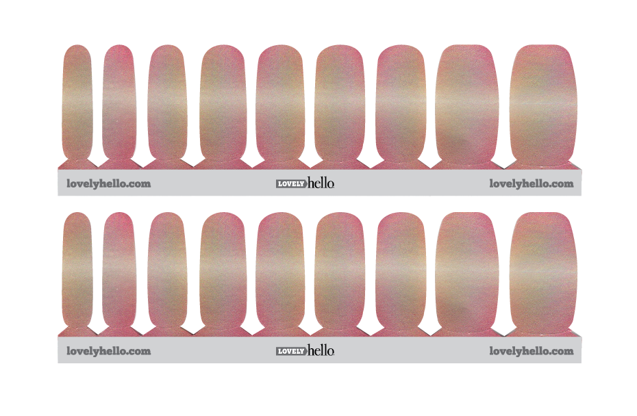 Pink Horizon Nail Wraps