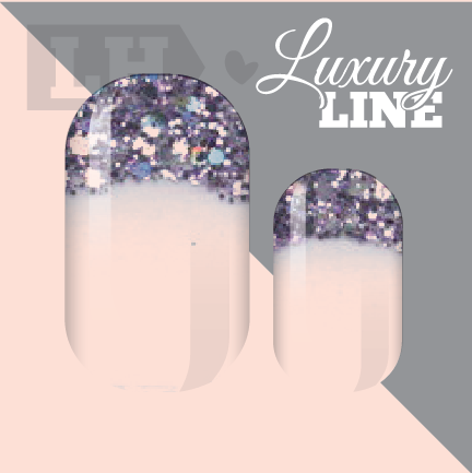 Lavender Fairy French Nail Wraps