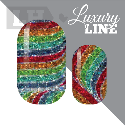 Reading Rainbow Nail Wraps