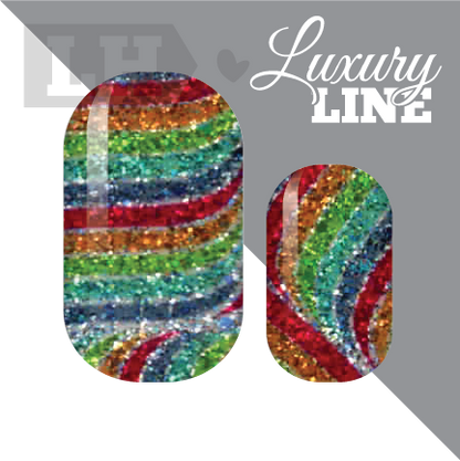 Reading Rainbow Nail Wraps