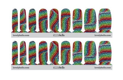 Reading Rainbow Nail Wraps