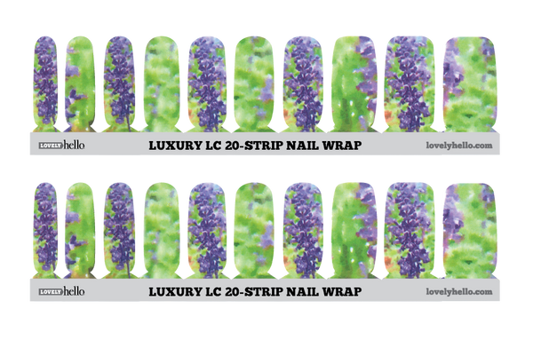 Wistful Wisteria Nail Wraps