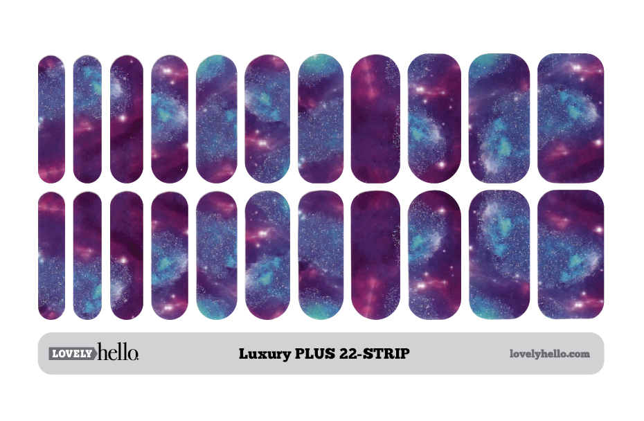 Galaxy Glam Nail Wraps