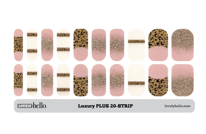 Golden Leopard Nail Wraps