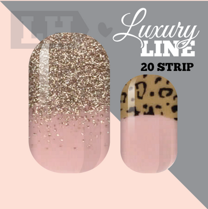 Golden Leopard Nail Wraps