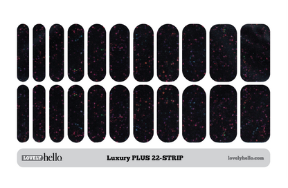 Night Granite Glam Nail Wraps